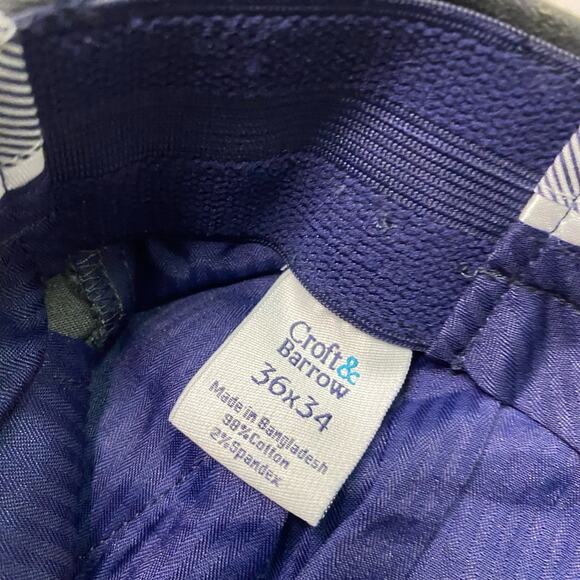 Croft & Barrow 36x34 classic fit chinos dress pants office‎ stretch waistband - Picture 10 of 11